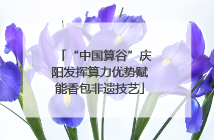 “中国算谷”庆阳发挥算力优势赋能香包非遗技艺