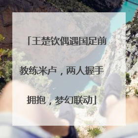 王楚钦偶遇国足前教练米卢，两人握手拥抱，梦幻联动