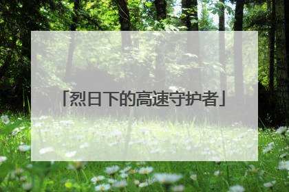 烈日下的高速守护者