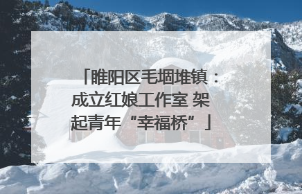 睢阳区毛堌堆镇：成立红娘工作室 架起青年“幸福桥”