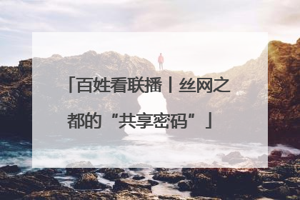 百姓看联播丨丝网之都的“共享密码”