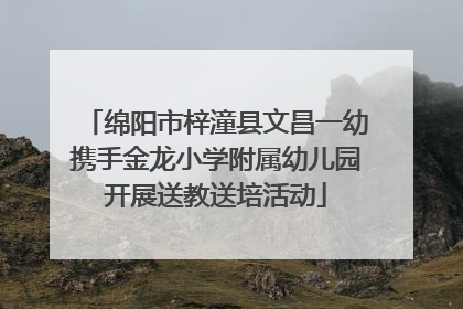 绵阳市梓潼县文昌一幼携手金龙小学附属幼儿园开展送教送培活动