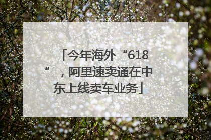 今年海外“618”，阿里速卖通在中东上线卖车业务