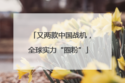 又两款中国战机，全球实力“圈粉”