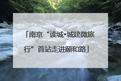 南京“读城•城建微旅行”首站走进颐和路