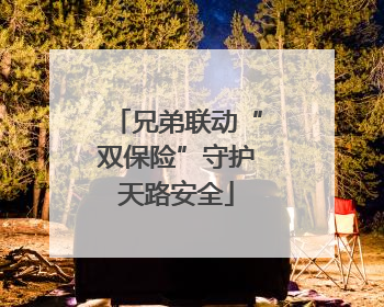 兄弟联动“双保险”守护天路安全
