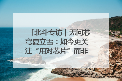 北斗专访｜无问芯穹夏立雪：如今更关注“用对芯片”而非“用贵芯片”