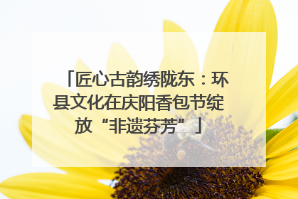 匠心古韵绣陇东：环县文化在庆阳香包节绽放“非遗芬芳”