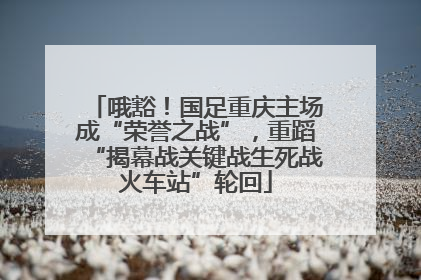 哦豁！国足重庆主场成“荣誉之战”，重蹈“揭幕战关键战生死战火车站”轮回