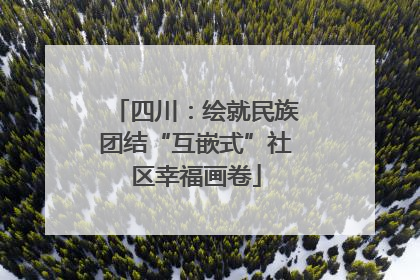 四川：绘就民族团结“互嵌式”社区幸福画卷