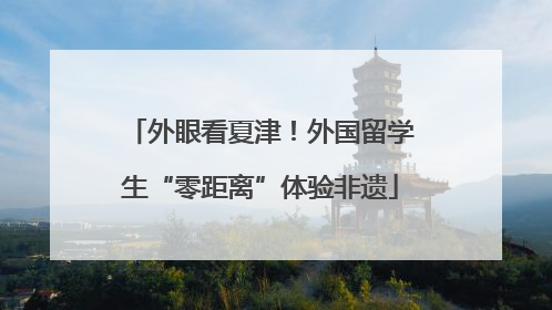 外眼看夏津！外国留学生“零距离”体验非遗
