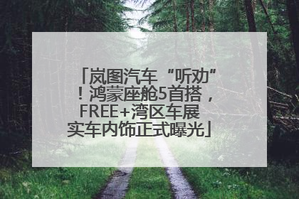 岚图汽车“听劝”！鸿蒙座舱5首搭，FREE+湾区车展实车内饰正式曝光