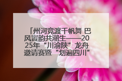 州河竞渡千帆舞 巴风賨韵共潮生——2025年“川渝陕”龙舟邀请赛暨“划遍四川”达川站圆满收官