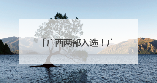 广西两部入选！广电总局优秀网络视听作品最新公布