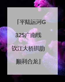 平陆运河G325广南线钦江大桥拱肋顺利合龙