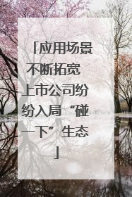应用场景不断拓宽 上市公司纷纷入局“碰一下”生态