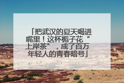 把武汉的夏天喝进嘴里！这杯栀子花“上岸茶”，成了百万年轻人的青春暗号