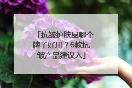 抗皱护肤品哪个牌子好用？6款抗皱产品建议入