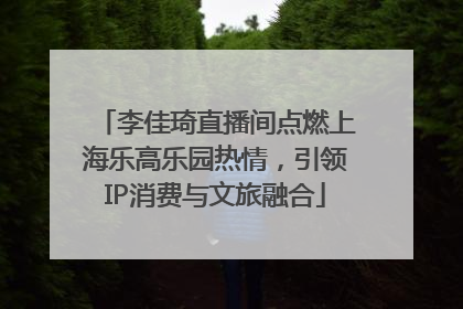 李佳琦直播间点燃上海乐高乐园热情，引领IP消费与文旅融合