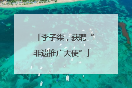 李子柒，获聘“非遗推广大使”