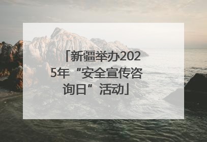 新疆举办2025年“安全宣传咨询日”活动