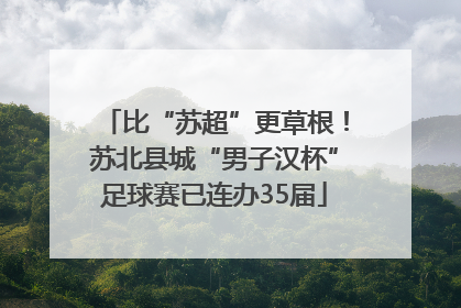 比“苏超”更草根！苏北县城“男子汉杯”足球赛已连办35届