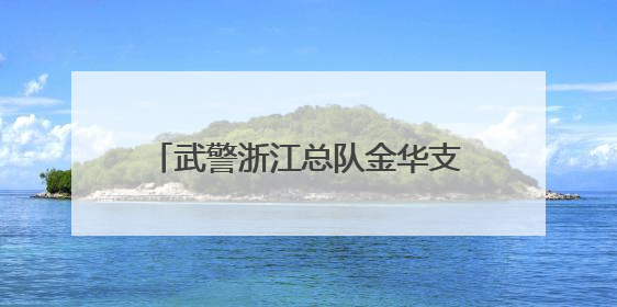 武警浙江总队金华支队开展抗洪抢险演练