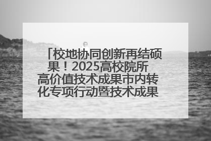 校地协同创新再结硕果！2025高校院所高价值技术成果市内转化专项行动暨技术成果项目路演对接会举办