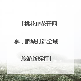 桃花IP花开四季，肥城打造全域旅游新标杆