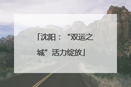 沈阳：“双运之城”活力绽放