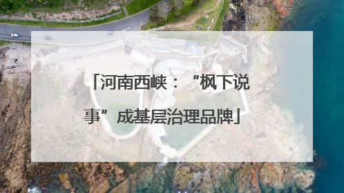 河南西峡：“枫下说事”成基层治理品牌
