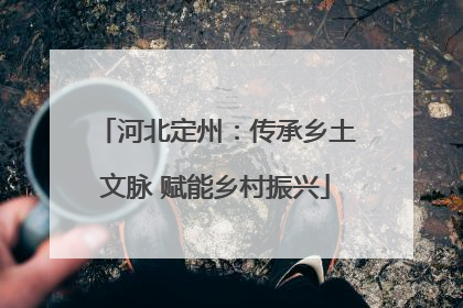 河北定州：传承乡土文脉 赋能乡村振兴