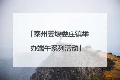泰州姜堰娄庄镇举办端午系列活动