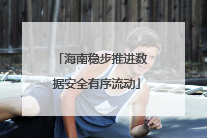 海南稳步推进数据安全有序流动