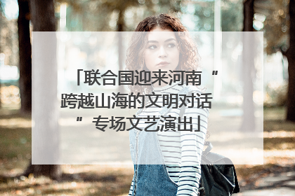 联合国迎来河南“跨越山海的文明对话”专场文艺演出