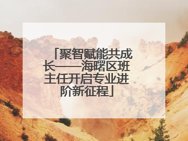 聚智赋能共成长——海曙区班主任开启专业进阶新征程