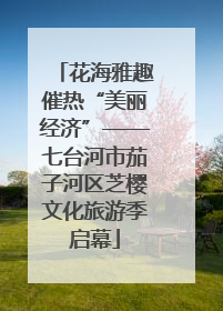 花海雅趣催热“美丽经济”——七台河市茄子河区芝樱文化旅游季启幕
