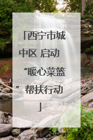 西宁市城中区 启动“暖心菜篮”帮扶行动