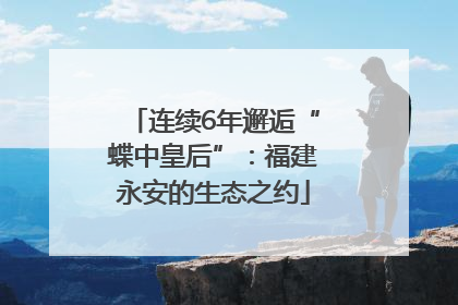 连续6年邂逅“蝶中皇后”：福建永安的生态之约