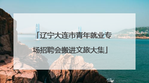 辽宁大连市青年就业专场招聘会搬进文旅大集
