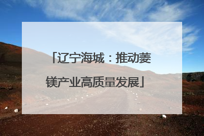 辽宁海城：推动菱镁产业高质量发展