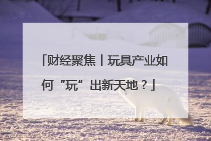 财经聚焦丨玩具产业如何“玩”出新天地？
