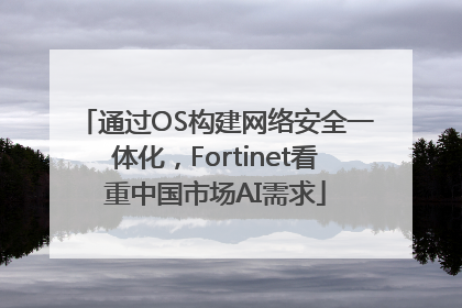 通过OS构建网络安全一体化，Fortinet看重中国市场AI需求