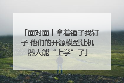 面对面丨拿着锤子找钉子 他们的开源模型让机器人能“上学”了