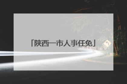 陕西一市人事任免