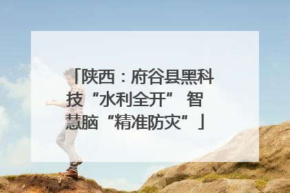 陕西：府谷县黑科技“水利全开” 智慧脑“精准防灾”