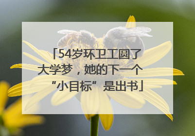 54岁环卫工圆了大学梦，她的下一个“小目标”是出书